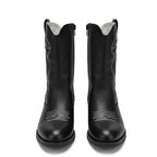 Nero Giardini stivale alto stile "cowgirl" bimba. Pelle.