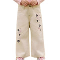 GUESS JEANS A PALAZZO BIMBA. COTONE.