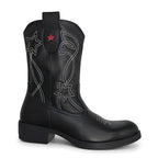 Nero Giardini stivale alto stile "cowgirl" bimba. Pelle.