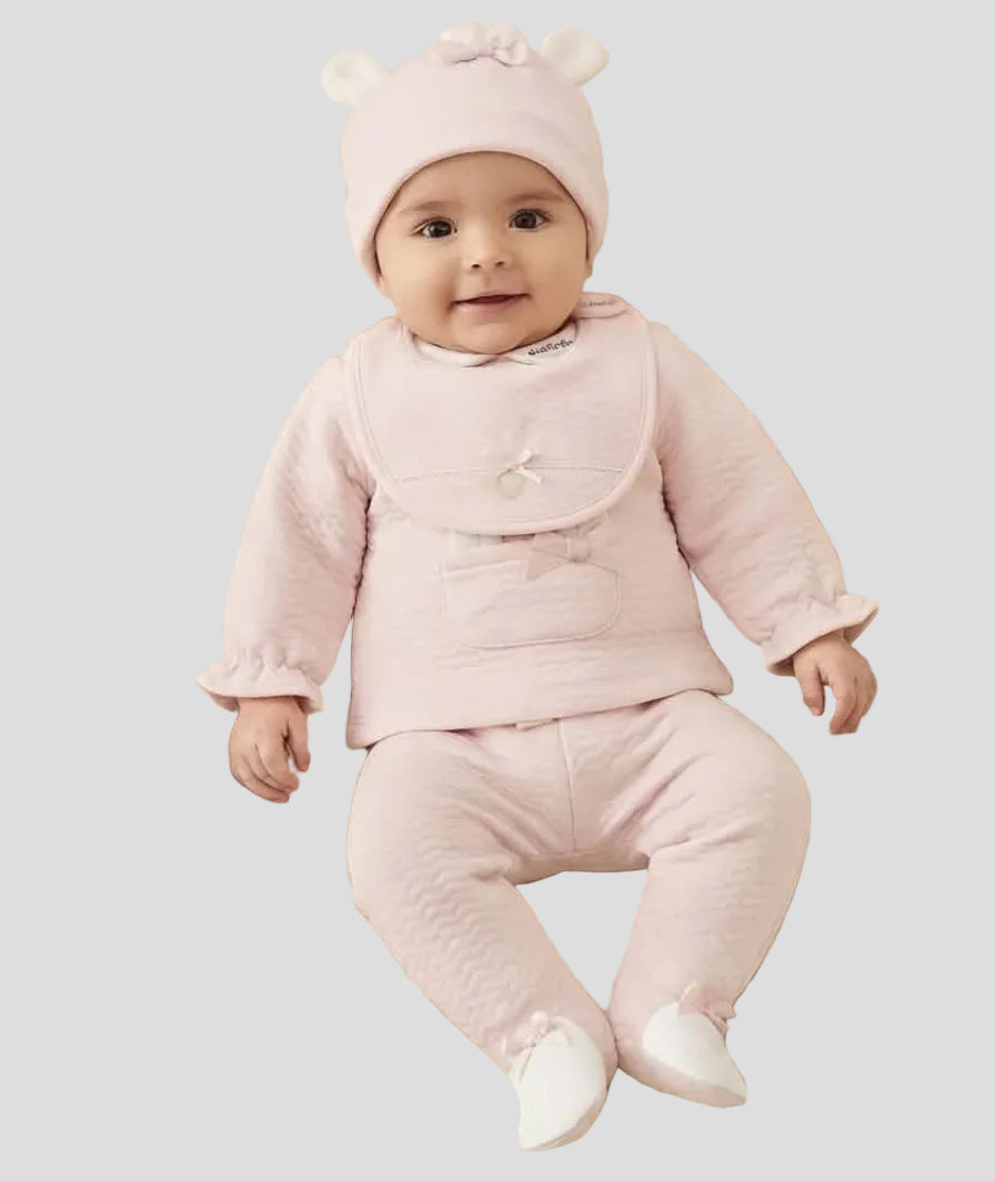 DEOLINDA SET 3 PZ. COTONE FELPATO.