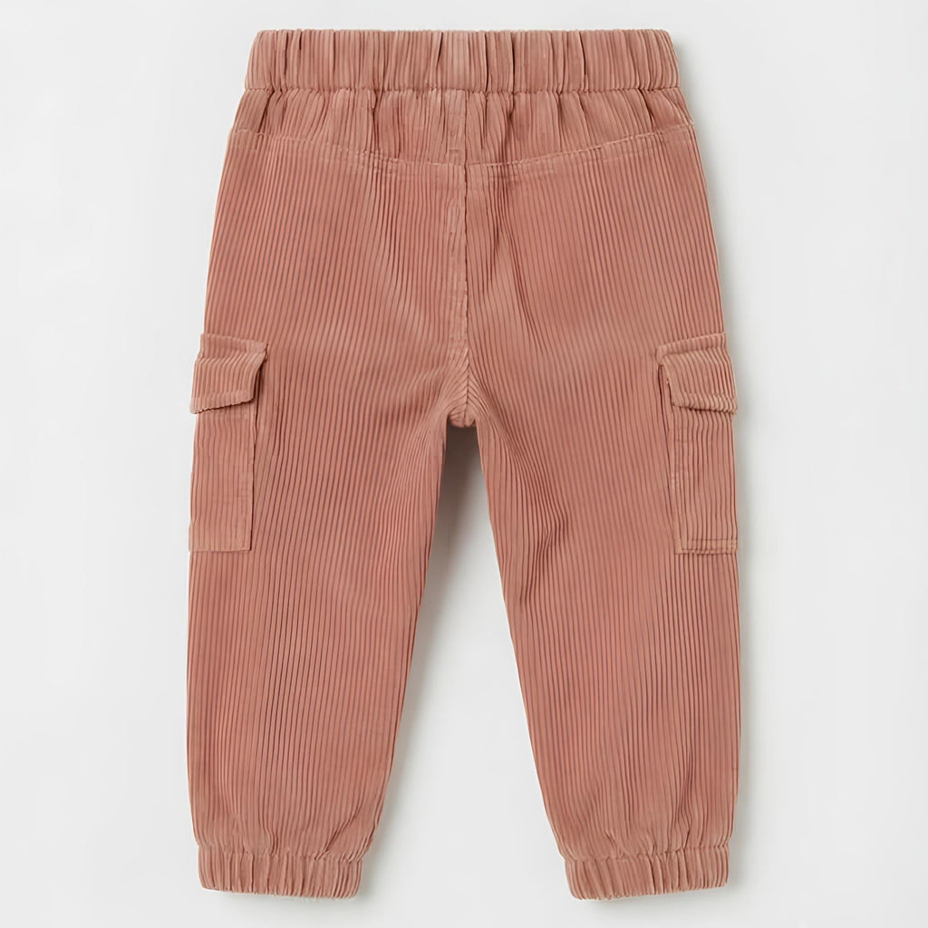 MINBANDA PANTALONE CARGO IN VELLUTO BIMBO.