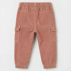 MINBANDA PANTALONE CARGO IN VELLUTO BIMBO.