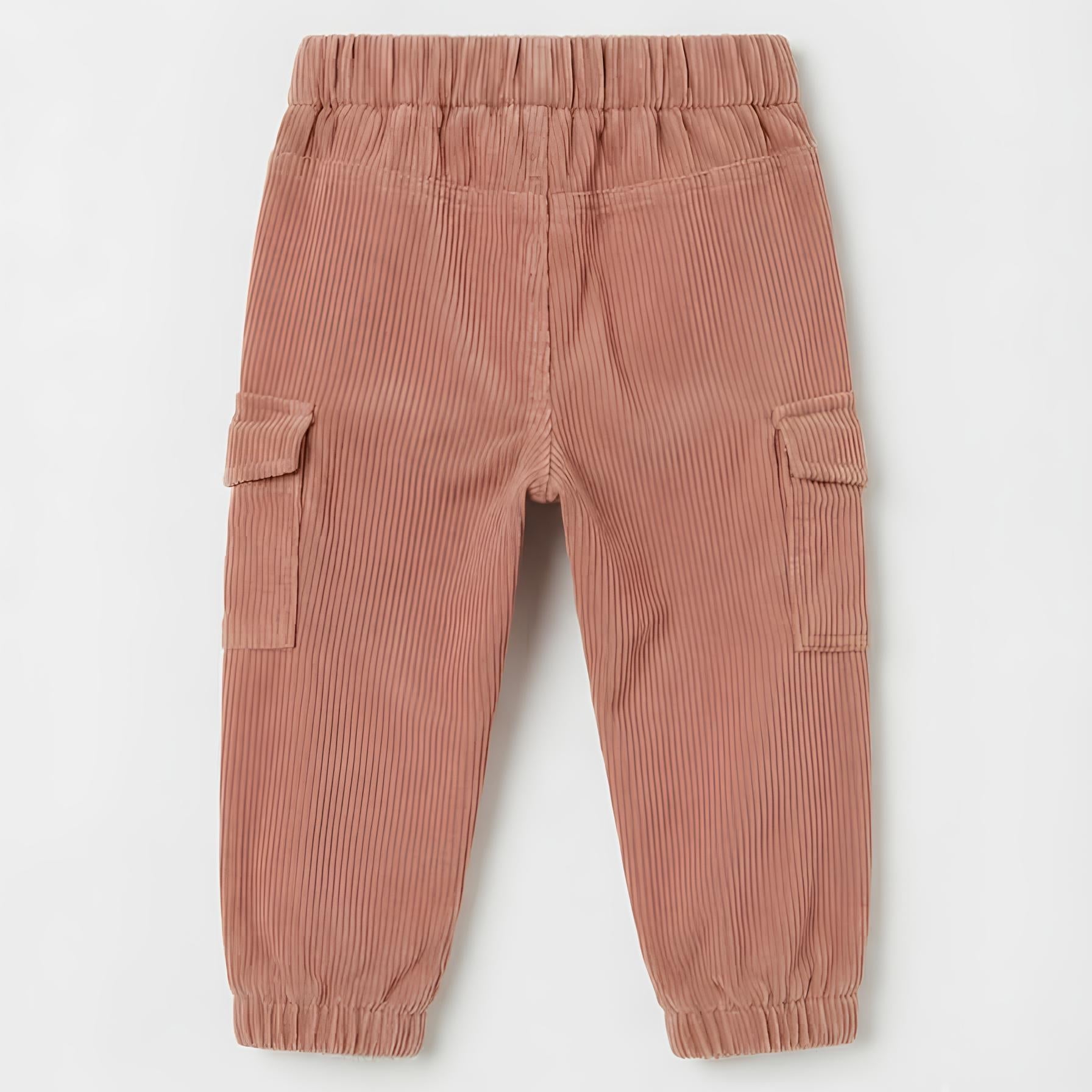 MINBANDA PANTALONE CARGO IN VELLUTO BIMBO.