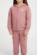 GUESS TUTA 2 PZ. NEONATA/BIMBA. COTONE GARZATO.