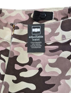 SARABANDA GONNA FANTASIA CAMOUFLAGE CON PIEGHE, BAMBINA. COTONE.