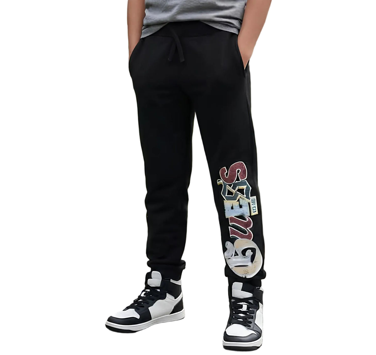 GUESS SOTTOTUTA RAGAZZO.COTONE GARZATO.