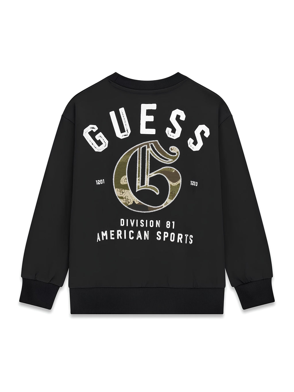 GUESS FELPA RAGAZZO. COTONE GARZATO.