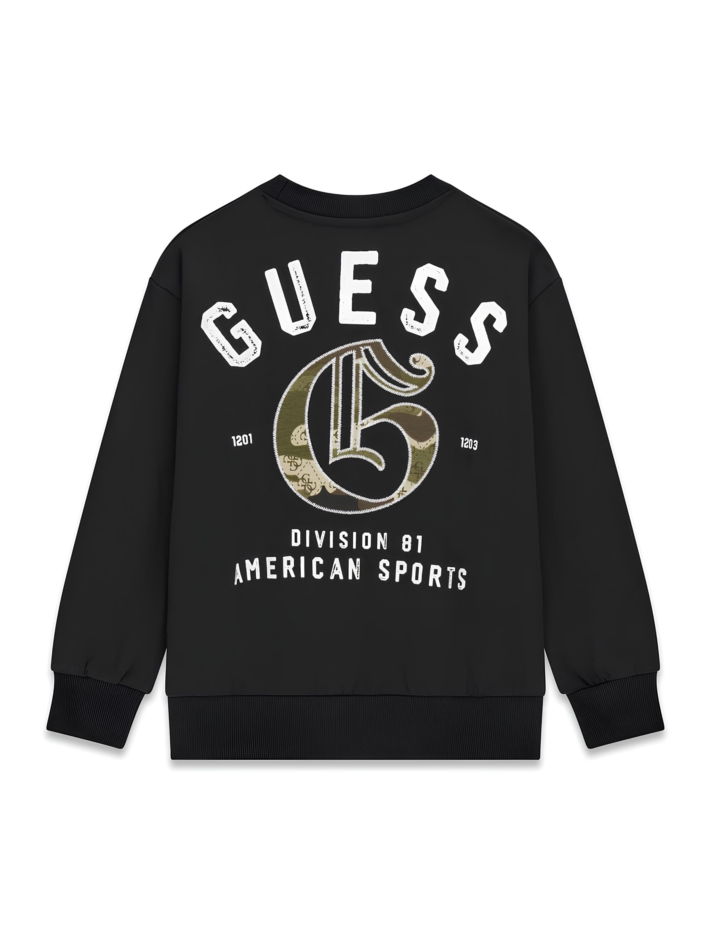 GUESS FELPA RAGAZZO. COTONE GARZATO.