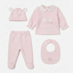 DEOLINDA SET 3 PZ. COTONE FELPATO.