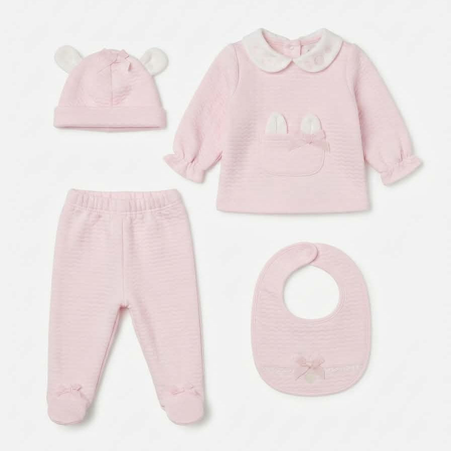 DEOLINDA SET 3 PZ. COTONE FELPATO.