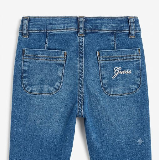 GUESS JEANS BIMBA A ZAMPA. COTONE.