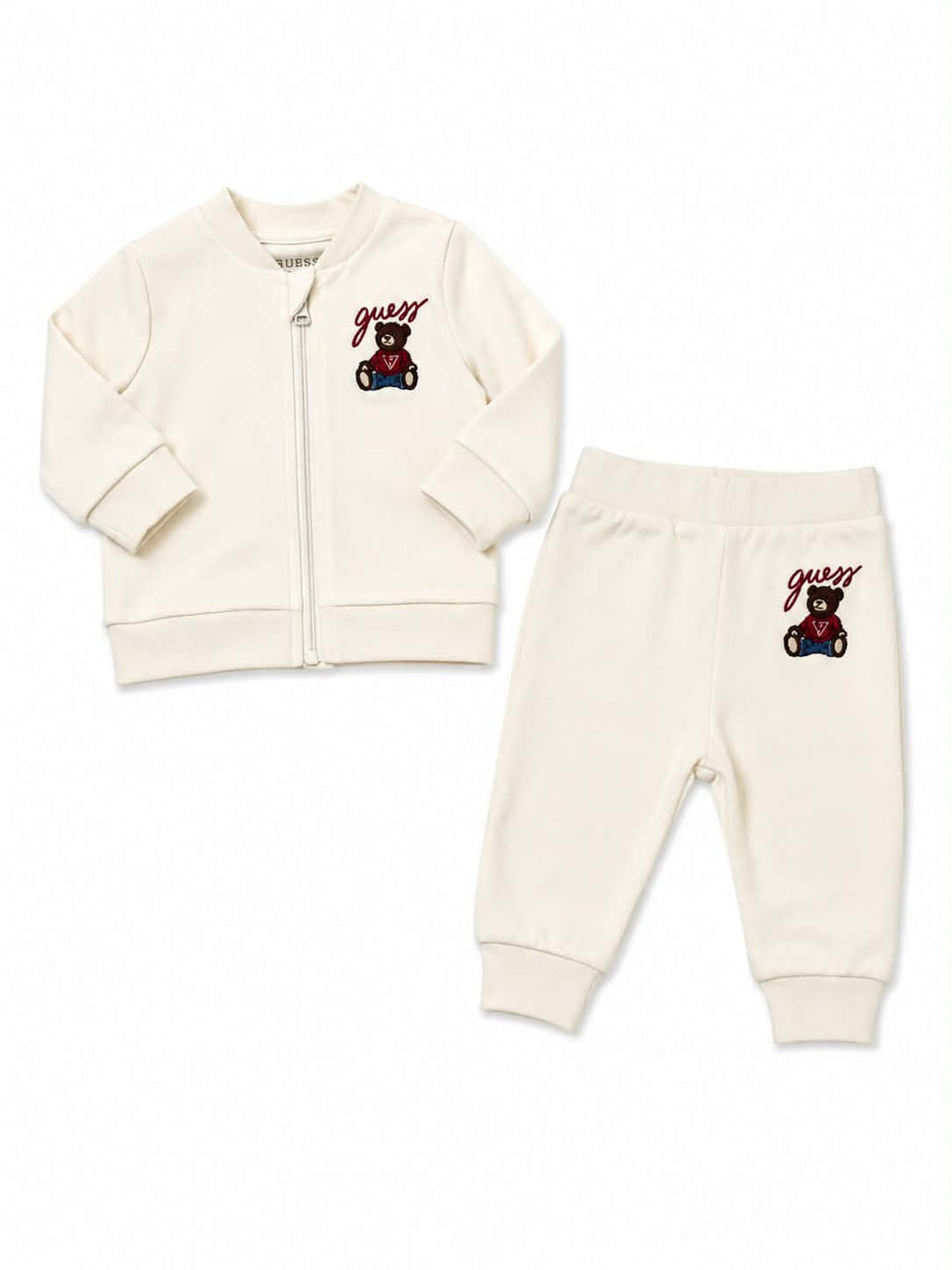 GUESS COMPLETO UNISEX 3 PZ. NEONATO. COTONE.