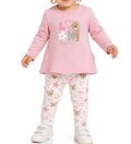 YOURS COMPLETO 2 PZ. NEONATA. COTONE FELPATO.